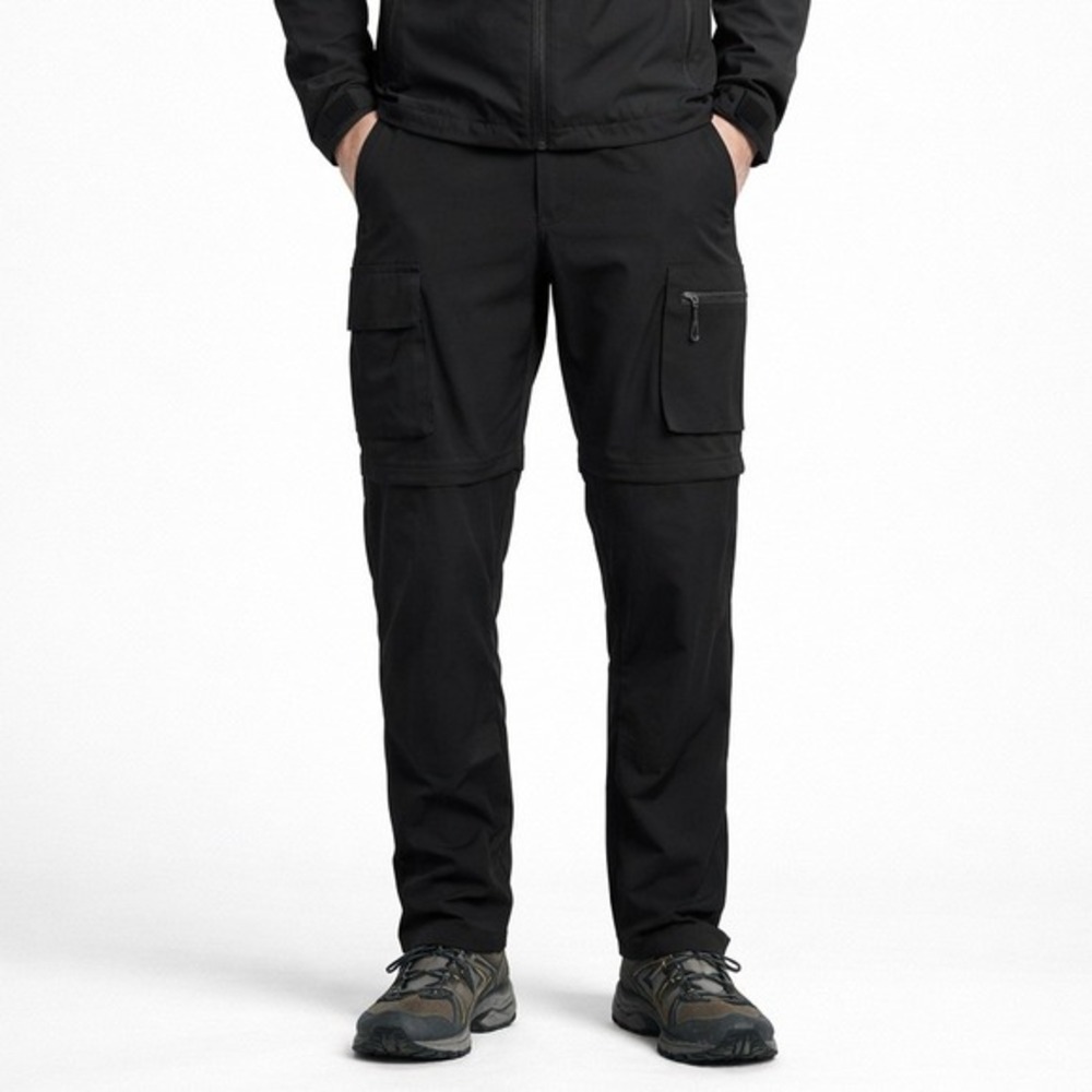 Gash  Hao Convertible Cargo Pants‎ Mens 32x32 Black